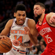 Illustration for article titled Frustrated Young Knick Allonzo Trier Slides Into Twitter DMs To Defend His Effort